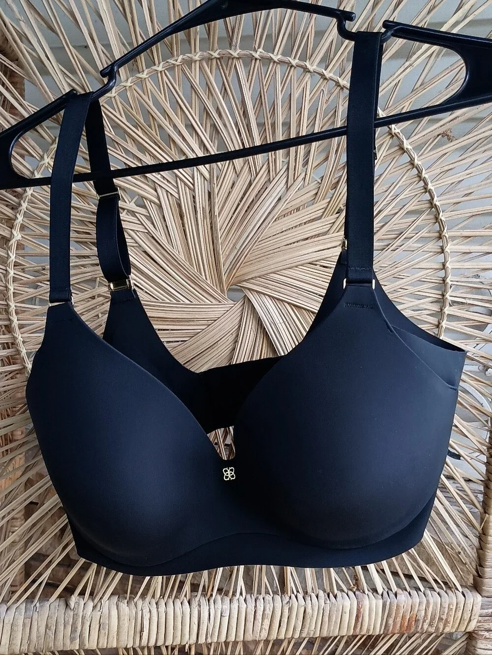 Honeylove Nordstrom Black Seamless Moulded T-Shirt Bra_34E